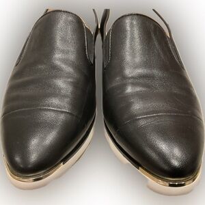 Cole Haan Black Leather Grand Ambition Slip-On Sneaker loafers
